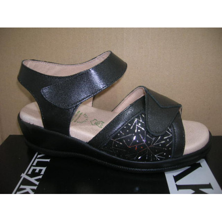 Sand piel sra cuña 2 velcros estampda