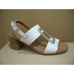 Sand mujer tacon 2 tias ancha unias "O"