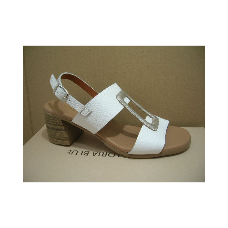 Sand mujer tacon 2 tias ancha unias "O"