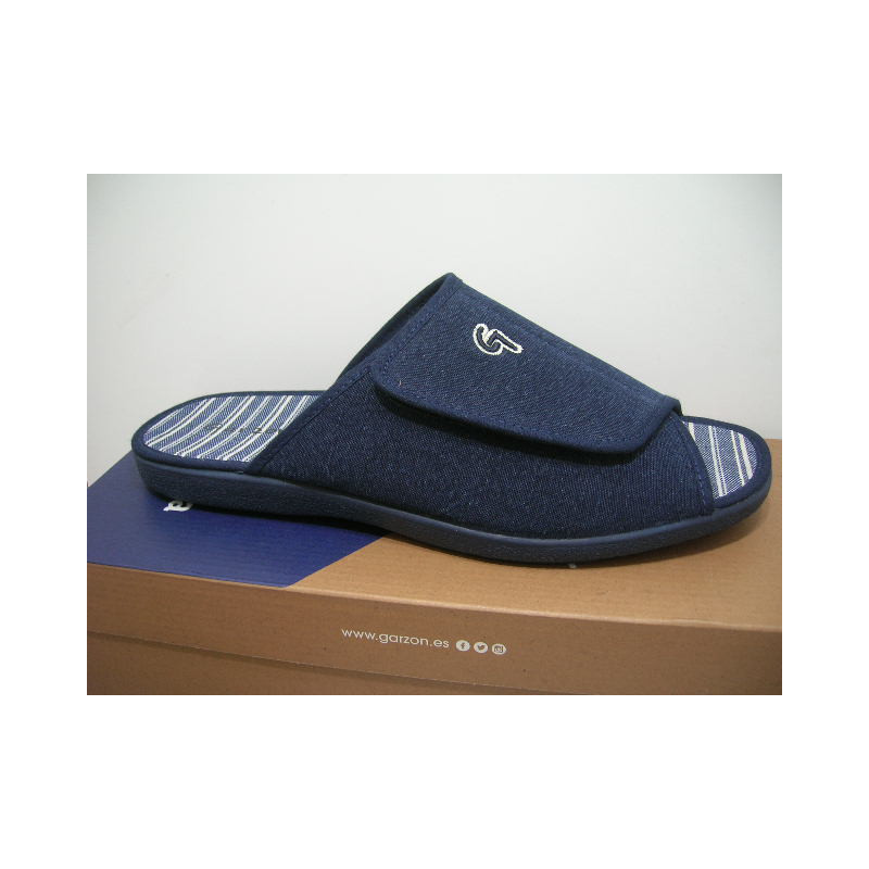 Ztilla chancla cab lona G lado Velcro an