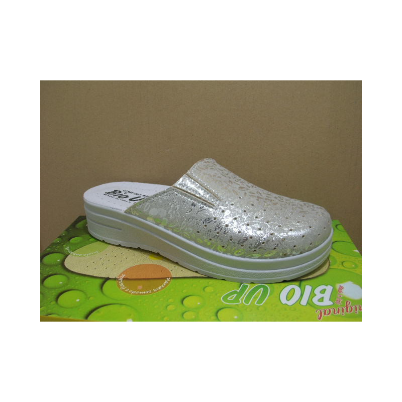 Zueco picado 2 elasticos lado Brillo