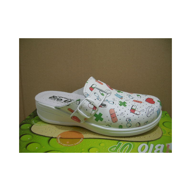 Zueco hebilla estampado Farmacia