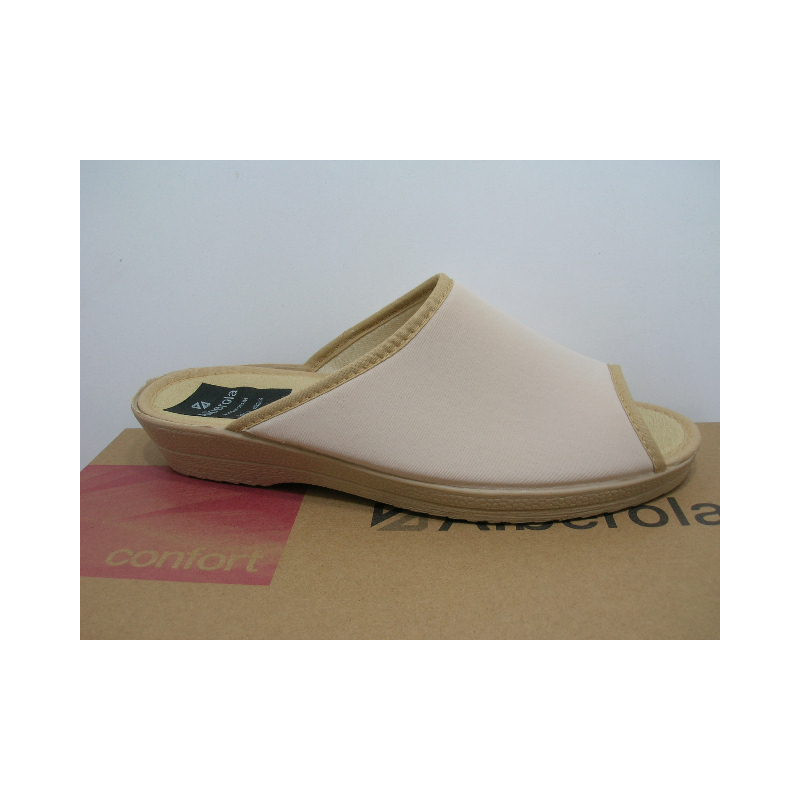 Chancla licra oro lado Alberola