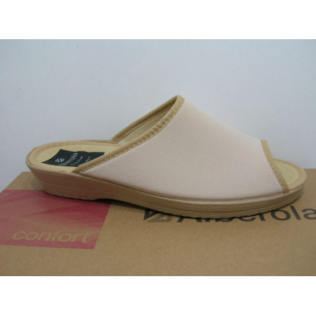 Chancla licra oro lado Alberola