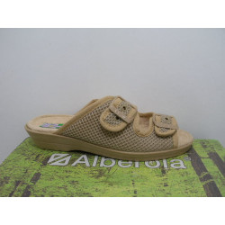 Chancla rejilla 2 tira hebilla ALBEROLA