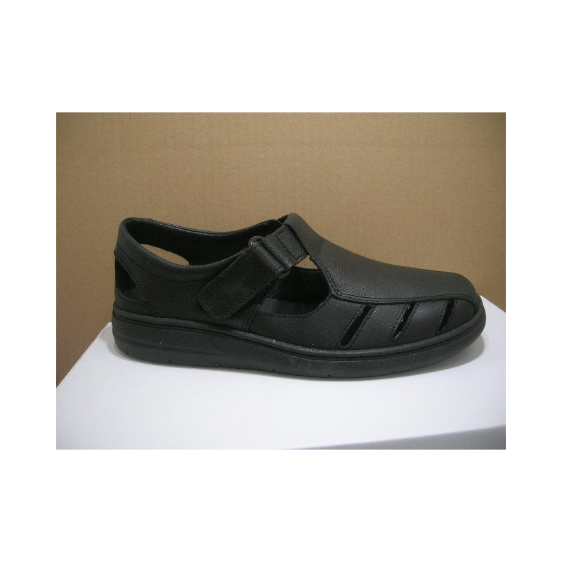 Sand piel cerrada 3 rajas lado 1 velcro