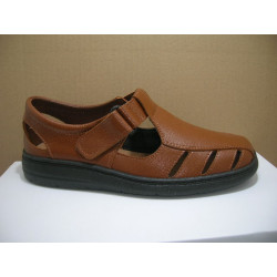 Sand piel cerrada 3 rajas lado 1 velcro