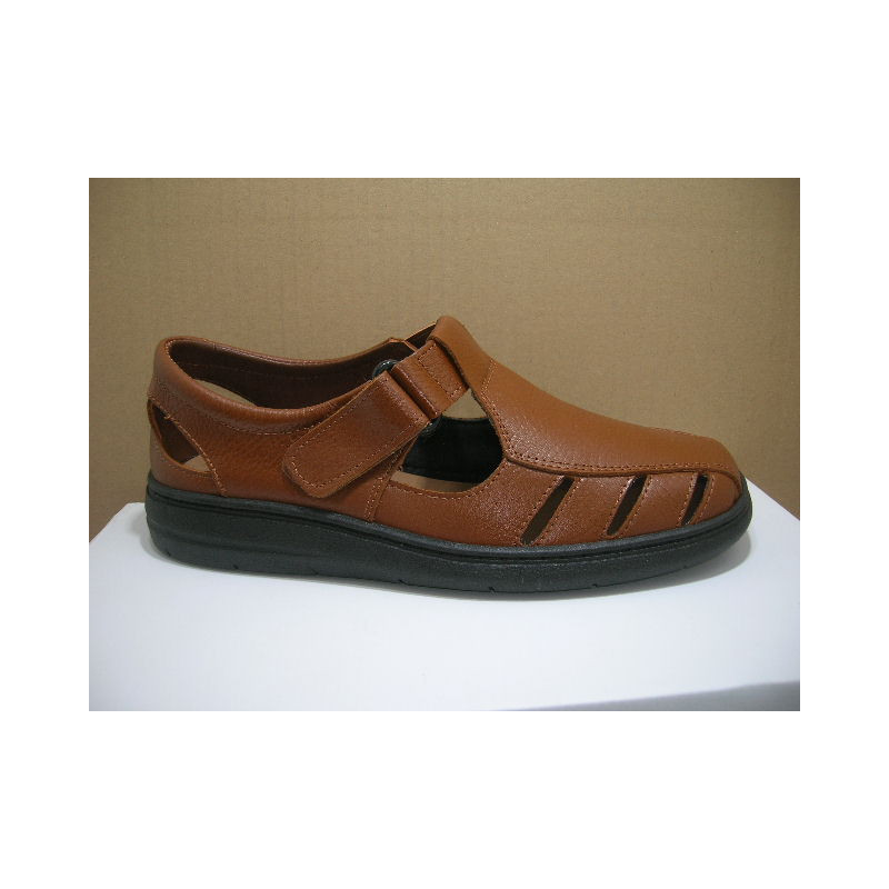 Sand piel cerrada 3 rajas lado 1 velcro