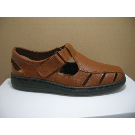 Sand piel cerrada 3 rajas lado 1 velcro