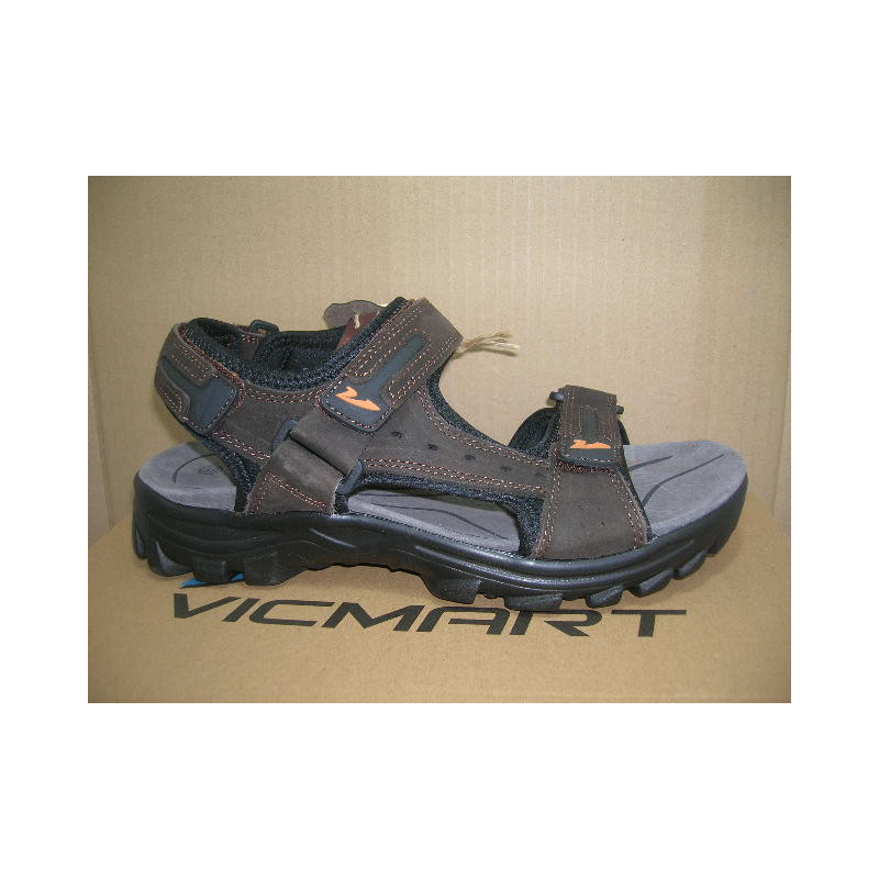 Sand treking hombre piel "V" velcros