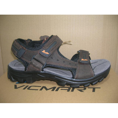 Sand treking hombre piel "V" velcros