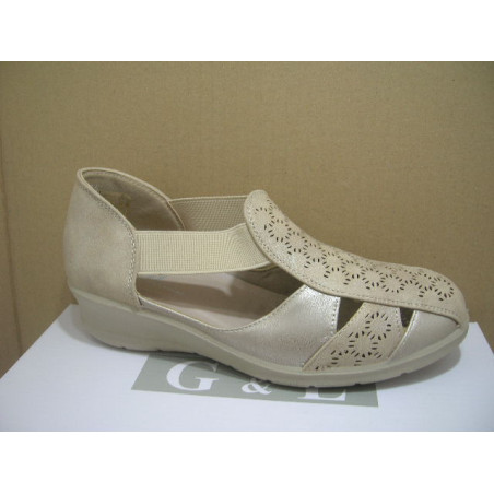 Sand mujer cerrada calados 2 eslasticos