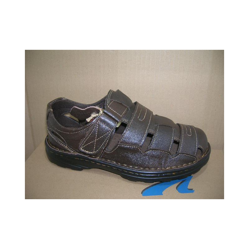 Sand.cbr.cerr.piel velcro lado VICMART