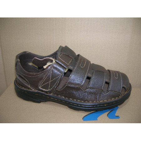 Sand.cbr.cerr.piel velcro lado VICMART