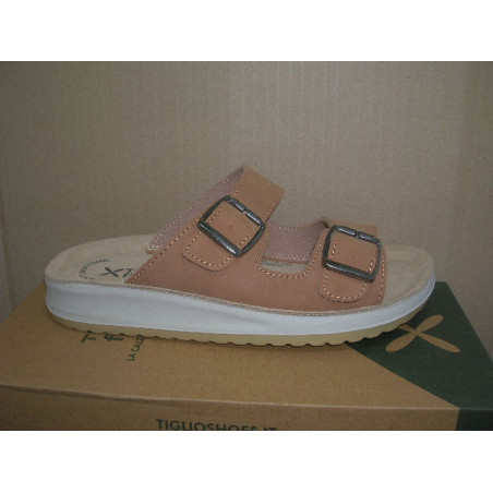 Chancla plana bio pala 2 hebillas