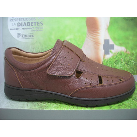 Sand hombre cerrada picada velcro ancho