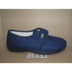 Zapatilla rejilla cerrada velcro.bonadon