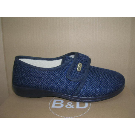 Zapatilla rejilla cerrada velcro.bonadon