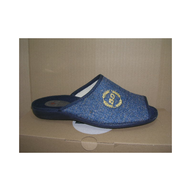 Ztilla hombre chancla BN bordado