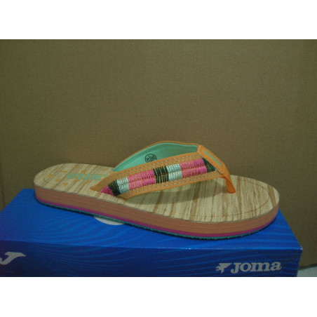 Chancla mujer dedo trias colores