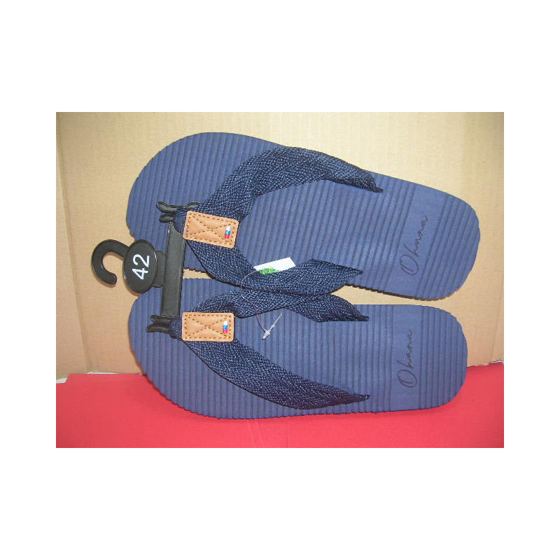 Chancla dedo tira lona Ohana