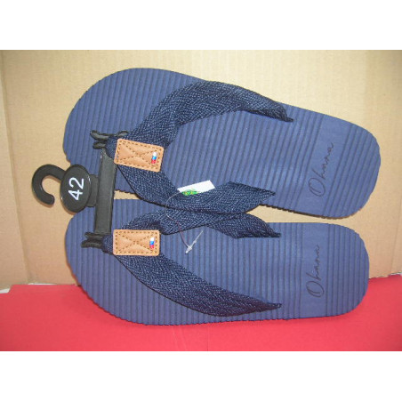 Chancla dedo tira lona Ohana