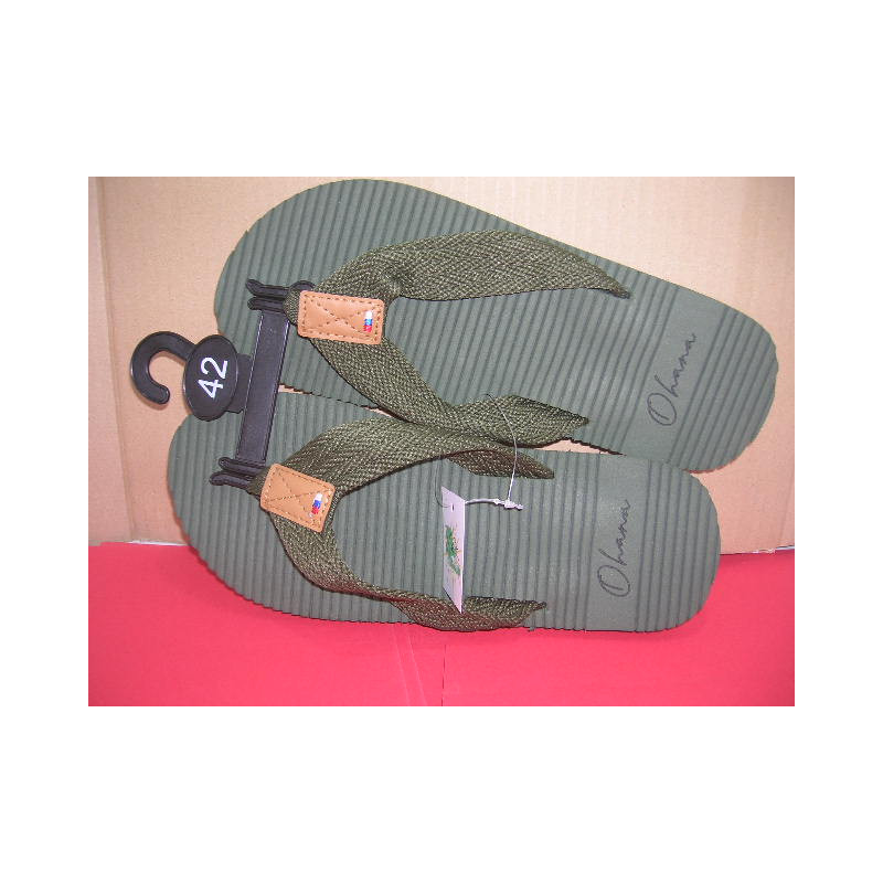 Chancla dedo tira lona Ohana