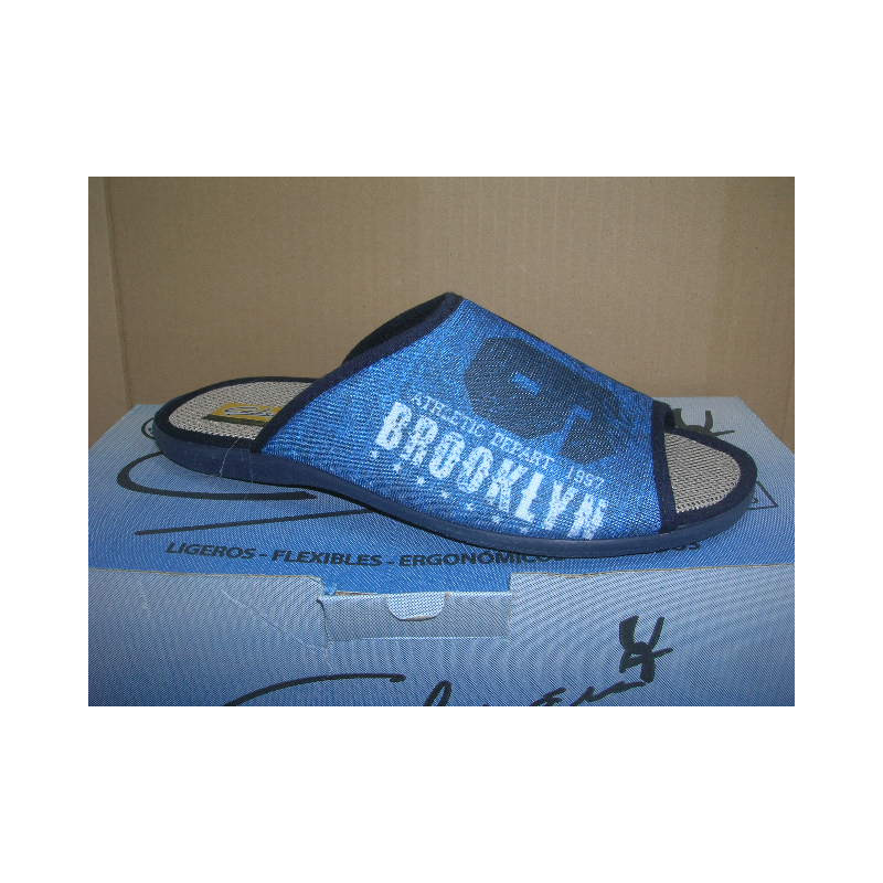 Chancla lona Brooklyn estapado