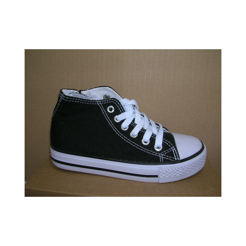 Bota basquet cremallera lado