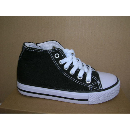 Bota basquet cremallera lado
