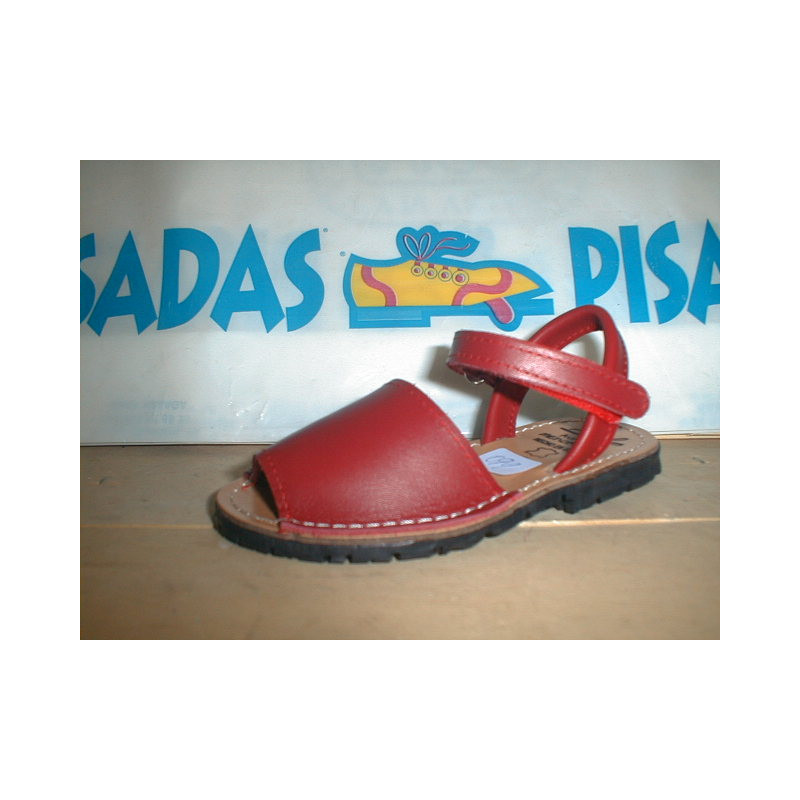 Sand niño Mayorquina piel lisa Velcro