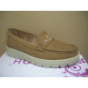 Mocasin mujer nobuck pala serpiente