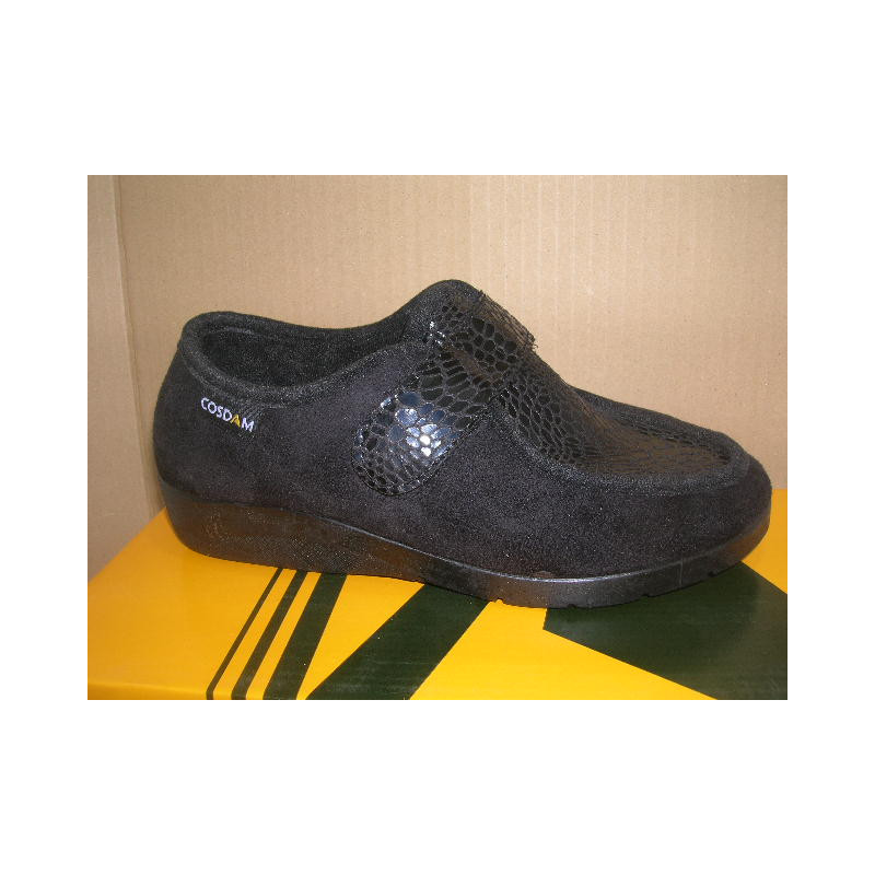 Zilla mujer ante 1 velcro pala charol s