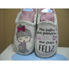 Chinela filo pelo muñeca no sabía que po
