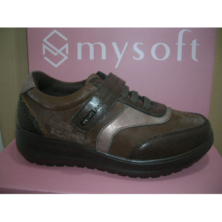 Zto cuña mujer 1 velcro cordon tal diama