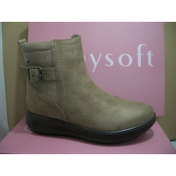 Botin  mujer S. antideslizante hebilla