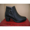 Botin piel TM cremallera correa metal la