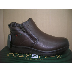 Bota dos cremalleras napa cozyflex