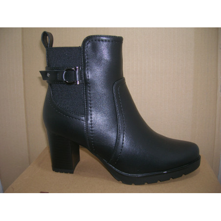 Botin T Alto Elastico talon correa metal