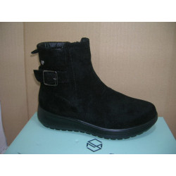 Botin Serraje Mysoft tira hebilla lado
