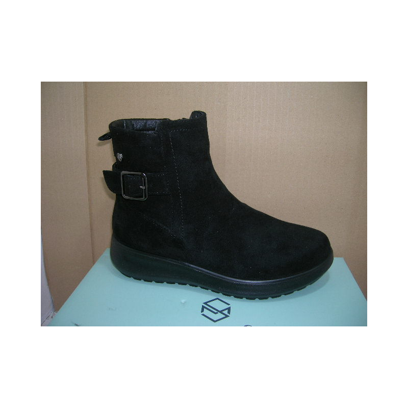 Botin Serraje Mysoft tira hebilla lado