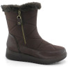 Bota mujer caña nylon F pelo costuras
