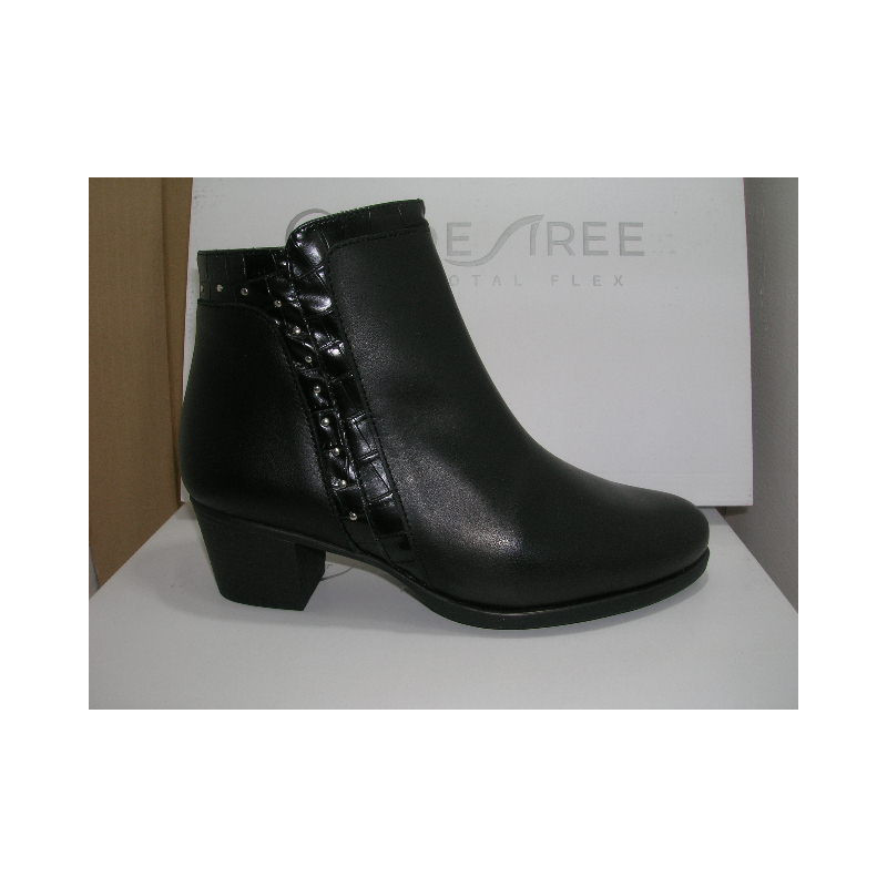 Botin piel Desiree caña remaches coco