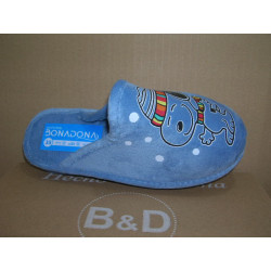 Chinela mujer micro Snopy con gorro