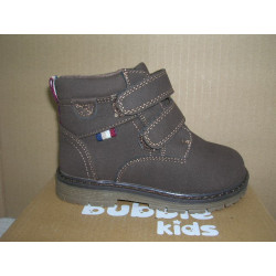 Bota niño nobuck 2 velcros P goma