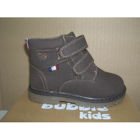 Bota niño nobuck 2 velcros P goma