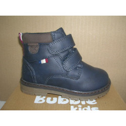 Bota niño nobuck 2 velcros P goma