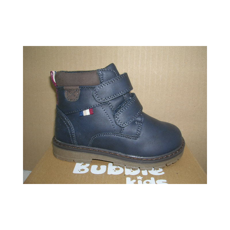 Bota niño nobuck 2 velcros P goma